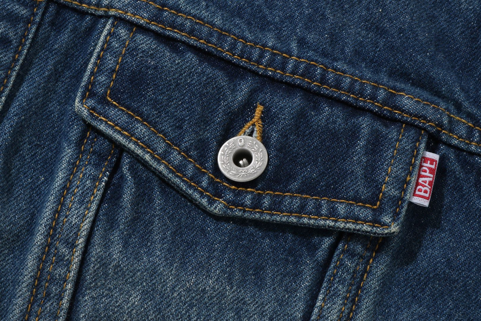 베이프 우먼즈 자켓 A BATHING APE DENIM 1K80-240-004 - 상세 이미지 3