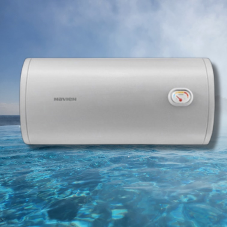 경동 나비엔 벽걸이 온수기 가로형 50리터 스테인레스 저장식 전기 온수기