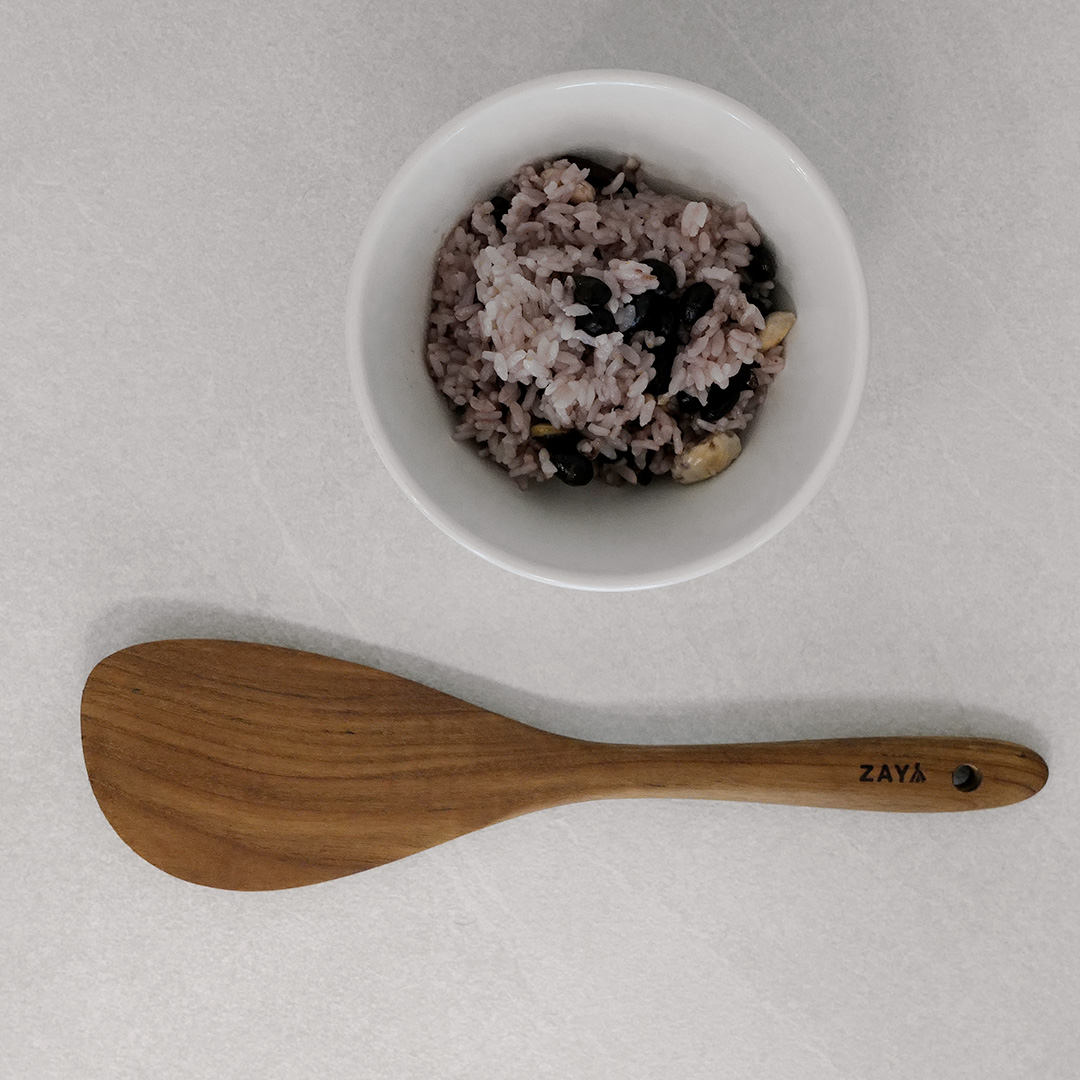 자야키친 산림청인정 티크우드 친환경 원목 밥주걱 - 상세 이미지 5