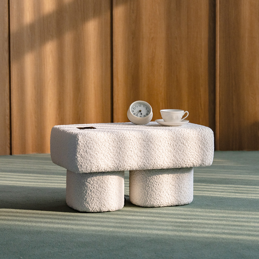 슬립퍼 모일 침대 틈새 쇼파 옆 패브릭 사이드 테이블 600