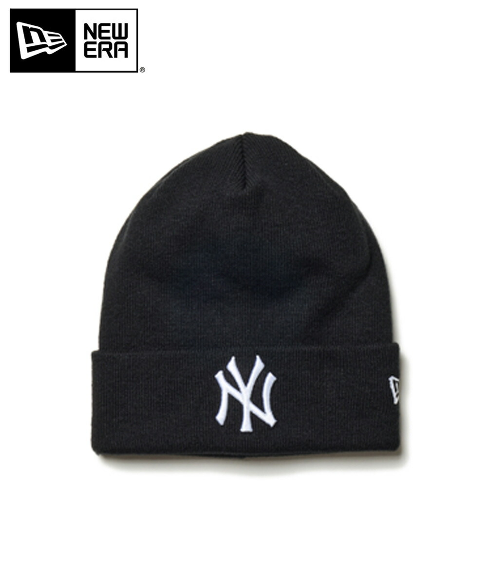 뉴에라 NEW ERA 베이직 커프 니트 비니 13751342 블랙 - 메인 이미지