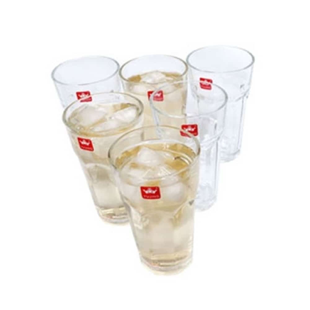 아이스머그 물잔 예쁜컵 라떼잔 머그컵 카페 커피잔 유징글라스 물컵 370ML 6개 커피 : 똘복몰