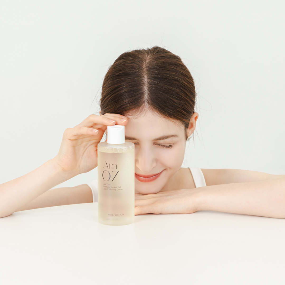 에이엠트리 퍼퓸 바디워시 향좋은 바디클렌저 저자극 샤워젤 Am07 모닝코튼, 300ml, 1개 - 상세 이미지 5