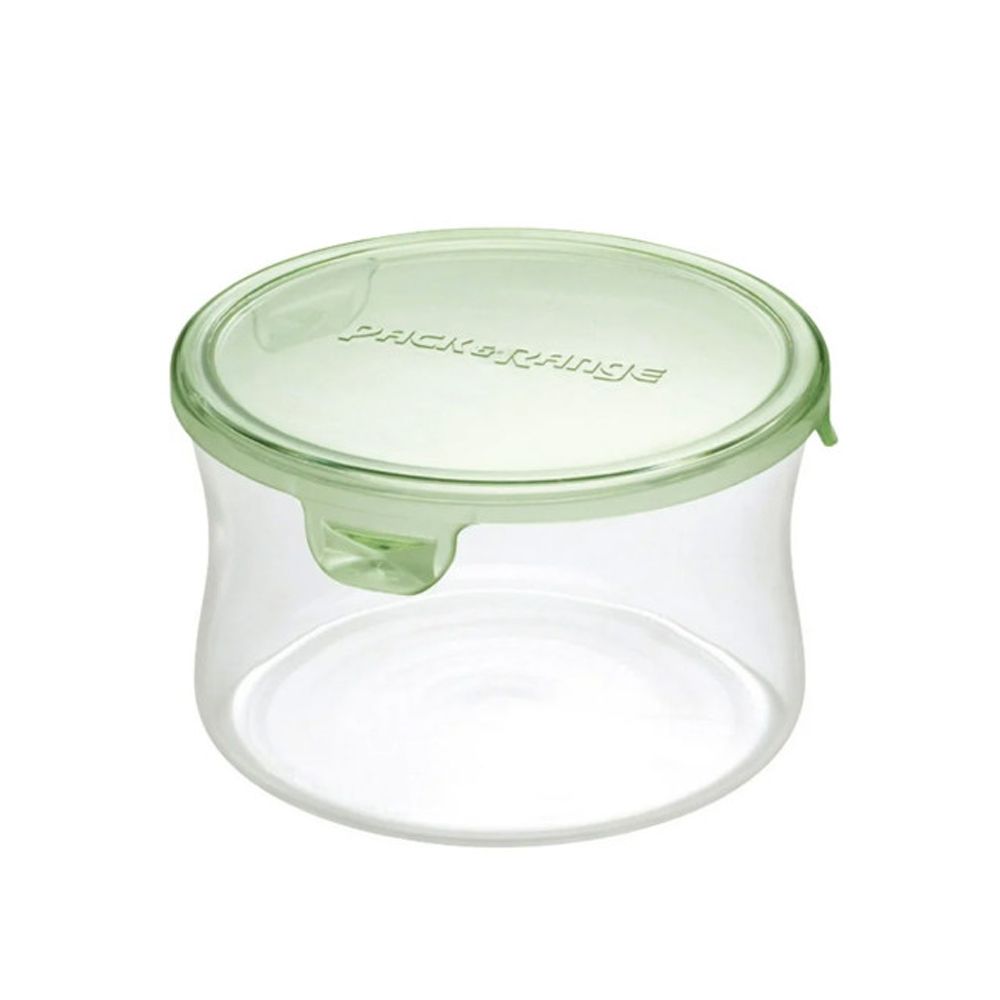 이와키 내열유리 반찬통 유리용기 전자렌지용 원형 490ml