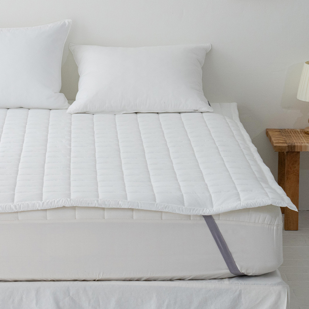 퐁당 60수 순면 고정밴드 침대패드 SS/Q 5color