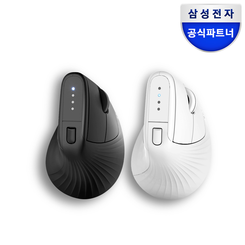 삼성전자 무선 버티컬 마우스 SM-M1300Q 저소음 블루투스 멀티페어링 블랙