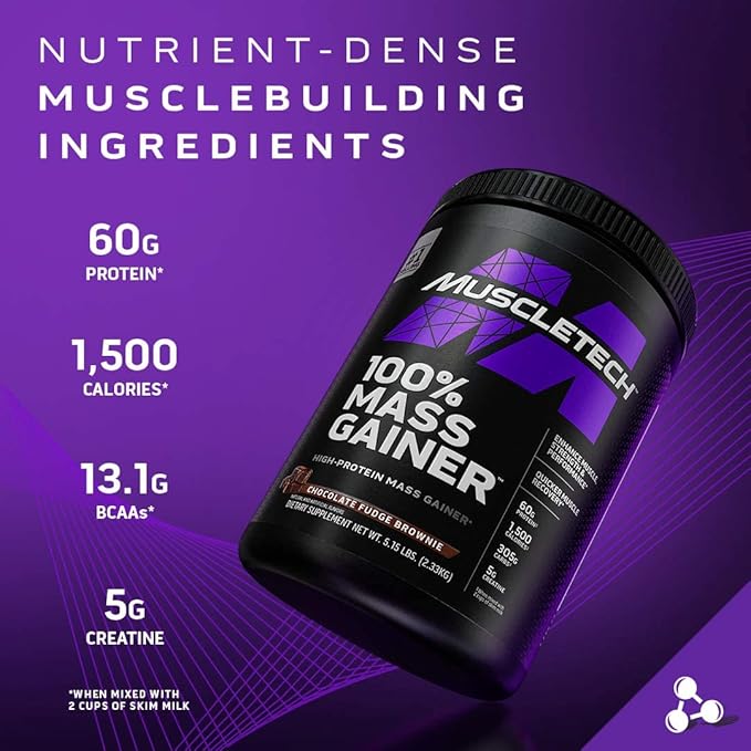 머슬테크 매스게이너 프로틴 파우더 2.33kg 7회분 초코맛 - 상세 이미지 4