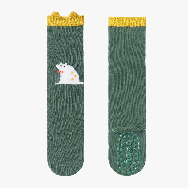 돌 아기 유아 신생아 아동 여아 남아 미끄럼방지 겨울 수면 양말 덧신 니삭스