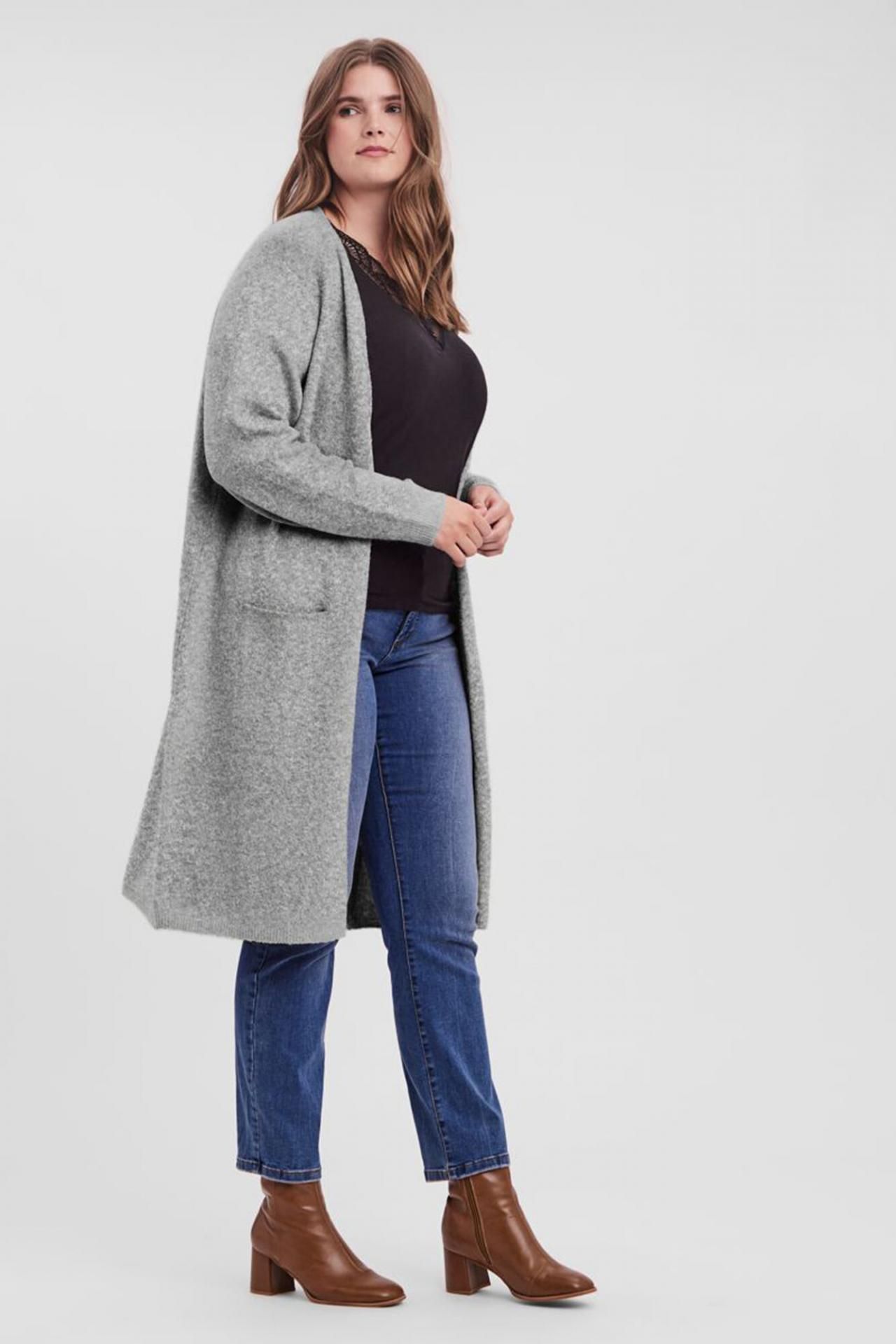 베로모다 커브 롱 가디건 5795248 GRIS