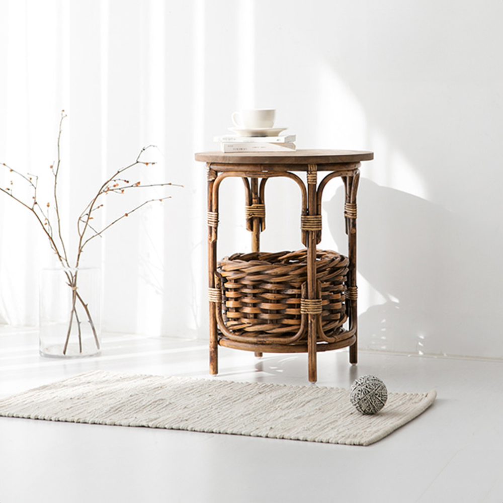 PASAR 원형테이블 45 라탄 CR0026 단일상품 7668.9477