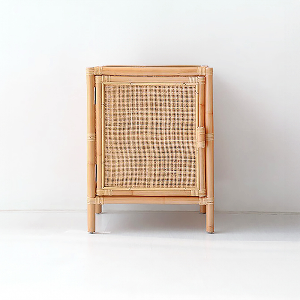 PASAR 1문 수납장 500650 라탄 CR0048 500mmx400mm650mm, 1단, 단일상품 2815.5083 - 메인 이미지