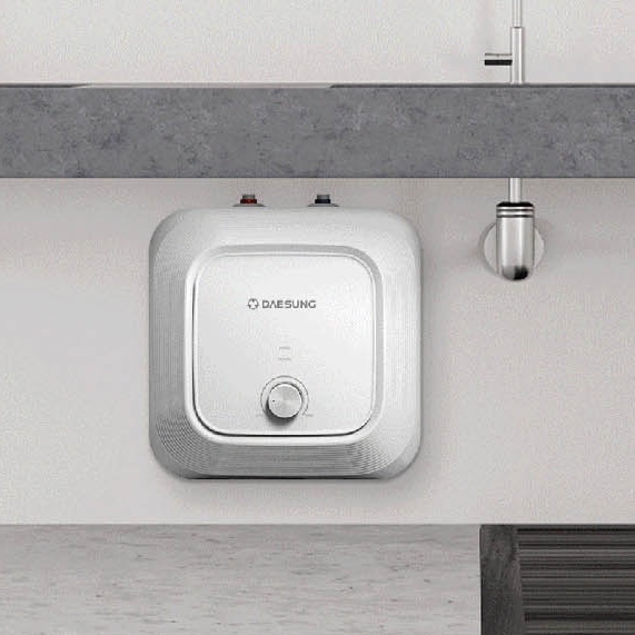 언더싱크형 15리터 상향식 전기온수기 스텐 저장식 전기 온수기