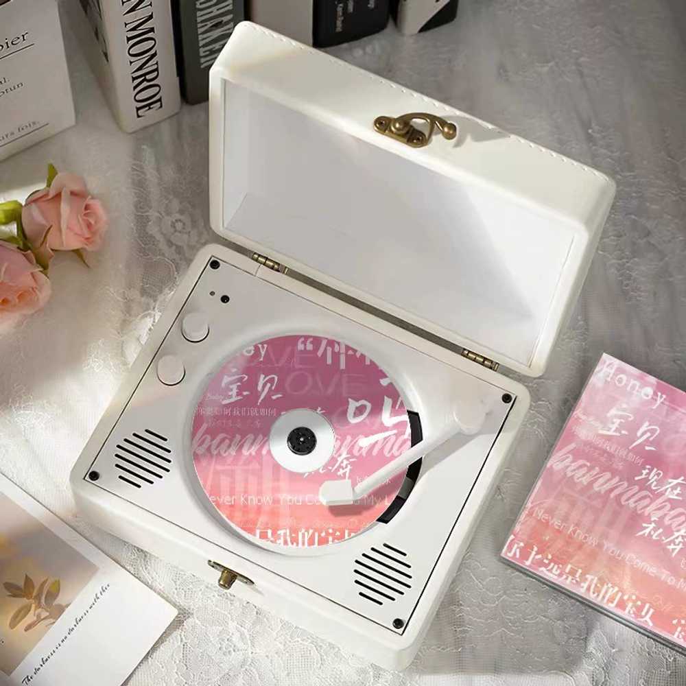 CD플레이어 턴테이블 CDP 인테리어 무선 스피커 - 상세 이미지 3
