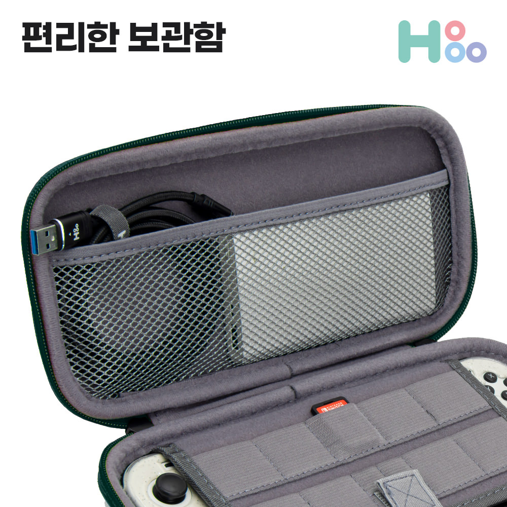 닌텐도스위치 파우치 케이스 OLED 커버 가방 동물의숲 악세사리 - 상세 이미지 4