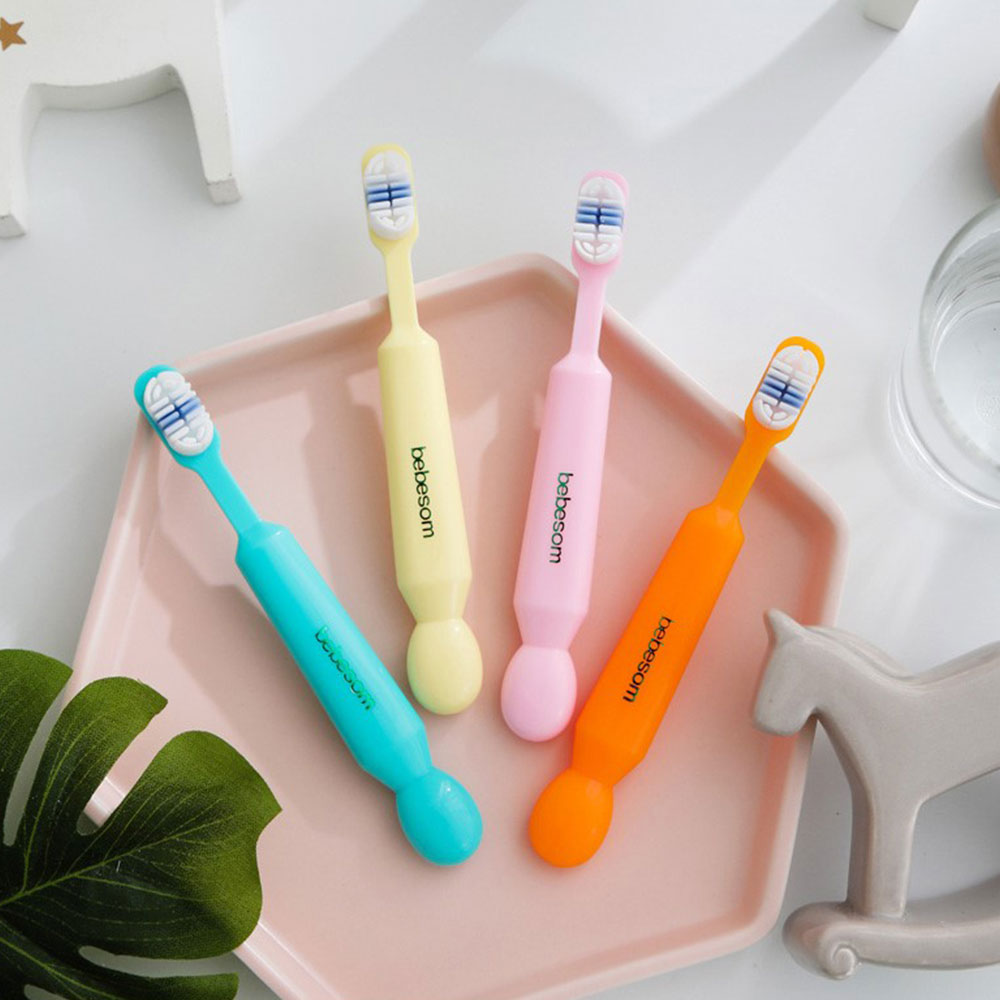 [열탕가능] 6개월 아기 실리콘 칫솔 잇몸 혀칫솔