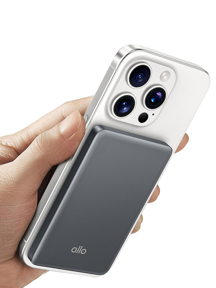 알로코리아 초슬림 코발트 아이폰 갤럭시 맥세이프 C타입 보조배터리 20W 5000mAh