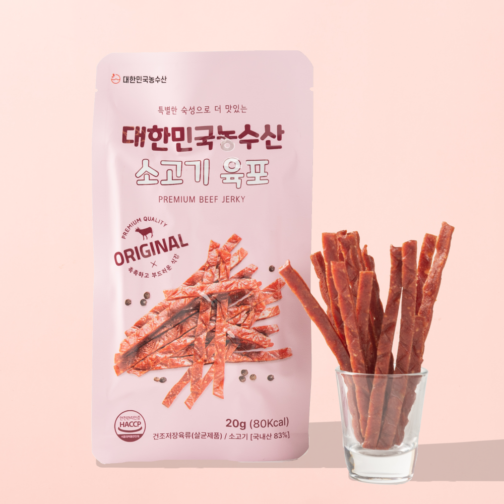 소고기 육포 20g 간식 안주 마른안주