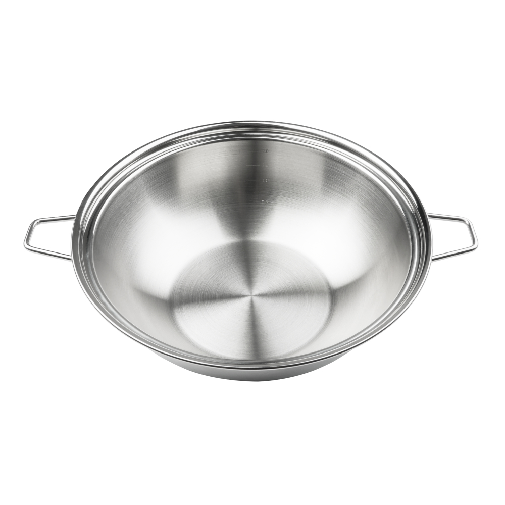 800도씨 316 인덕션 스텐 궁중팬 통5중 볶음 웍 뚜껑 세트 24cm 이미지 7