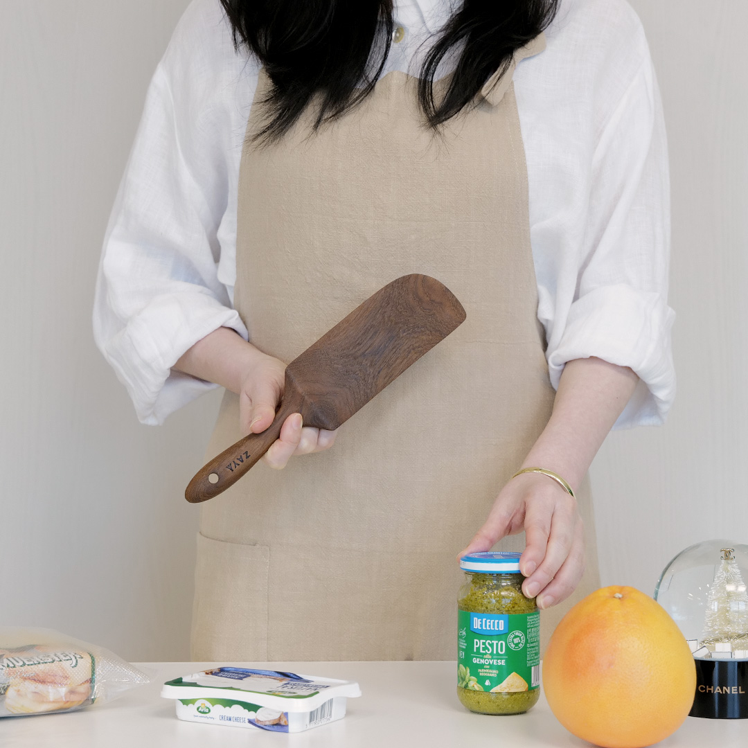 자야키친 산림청인정 티크우드 친환경 원목 다용도 주걱 - 상품 이미지