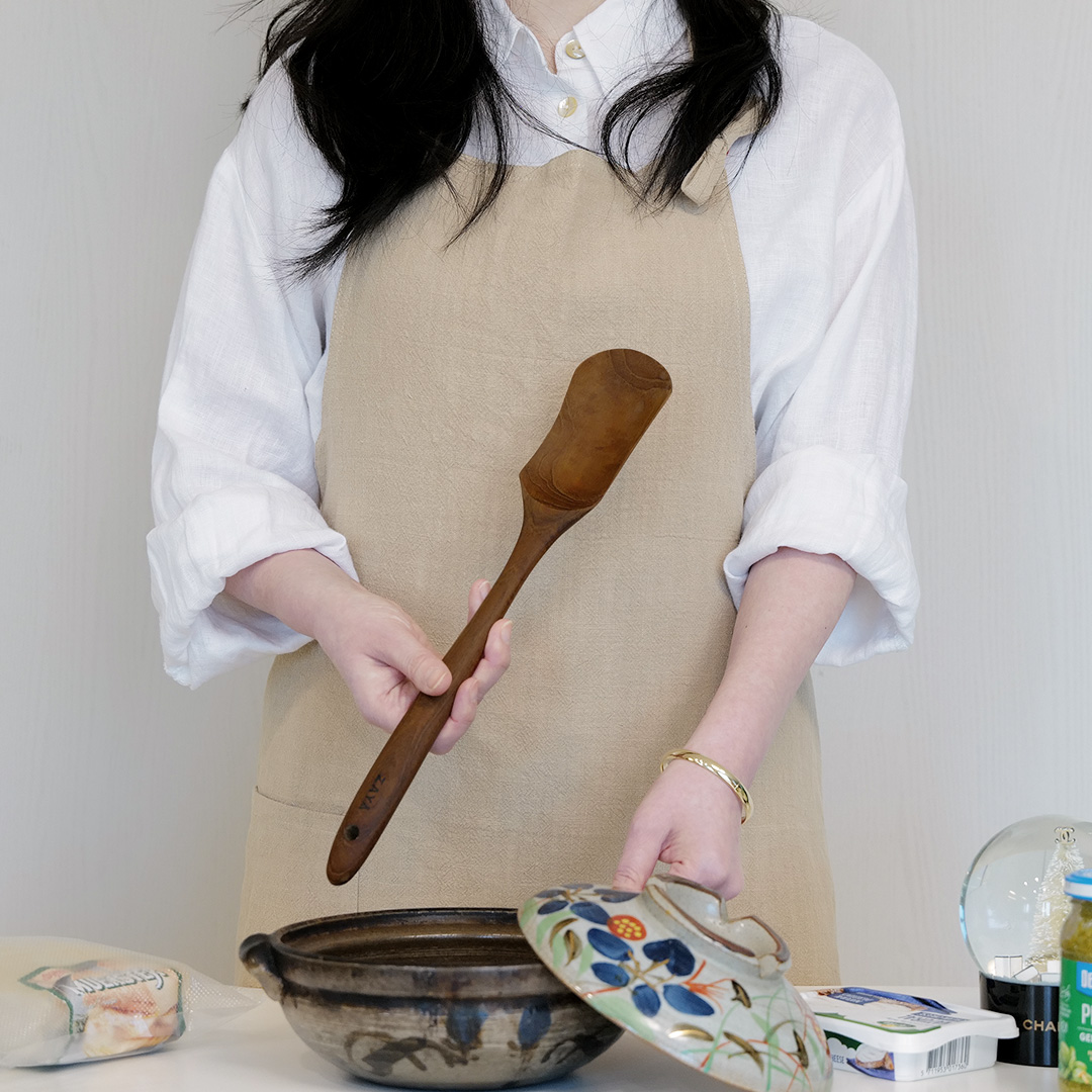자야키친 산림청인정 티크우드 친환경 원목 볶음 주걱 - 상세 이미지 2
