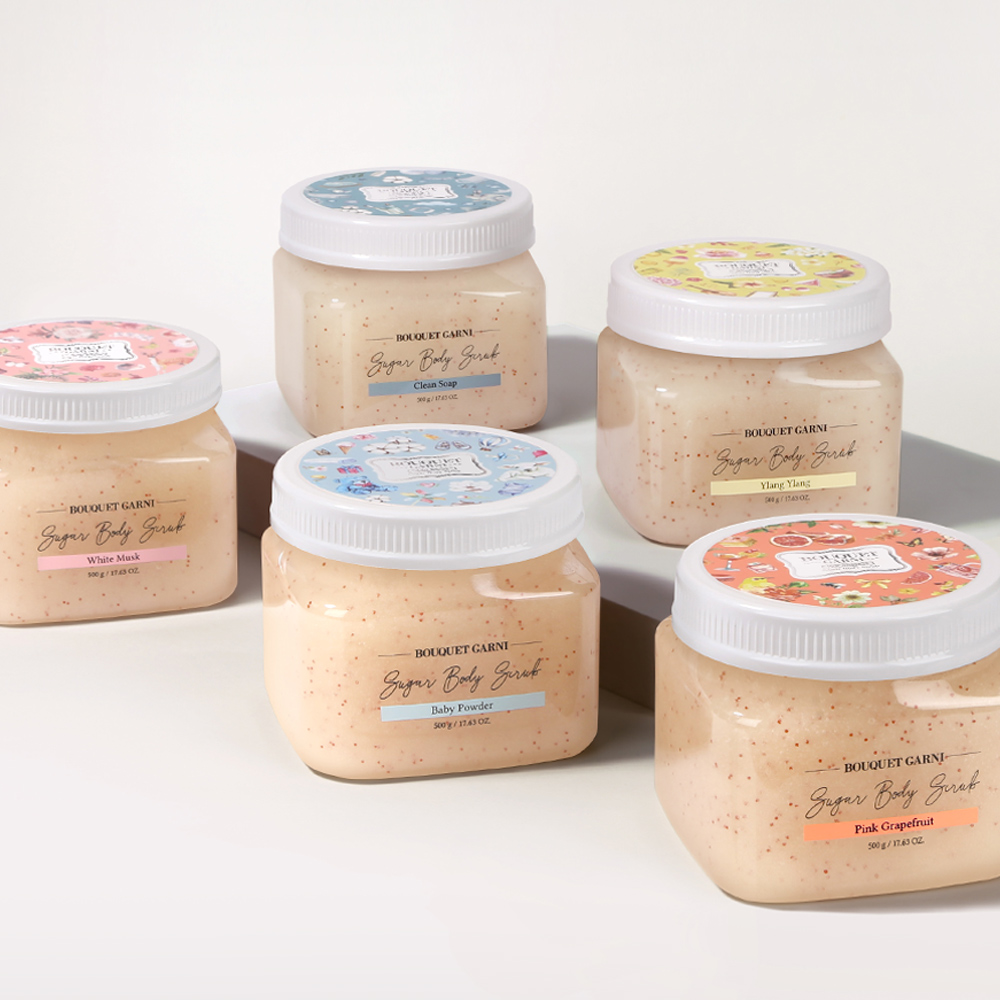[1+1] 부케가르니  바디스크럽 500g+바디미스트 145ml 클린솝 향 - 상세 이미지 2