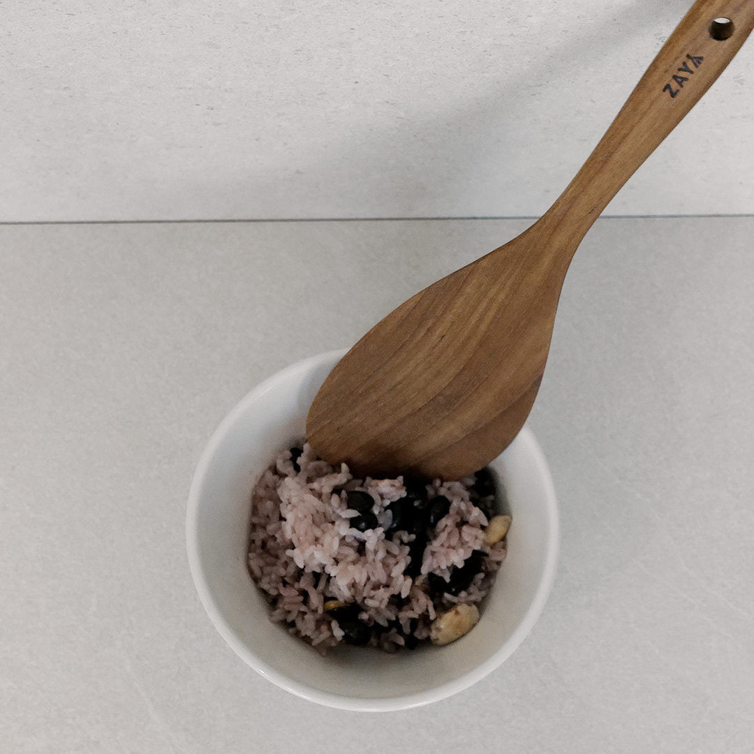 자야키친 산림청인정 티크우드 친환경 원목 밥주걱 - 상세 이미지 4