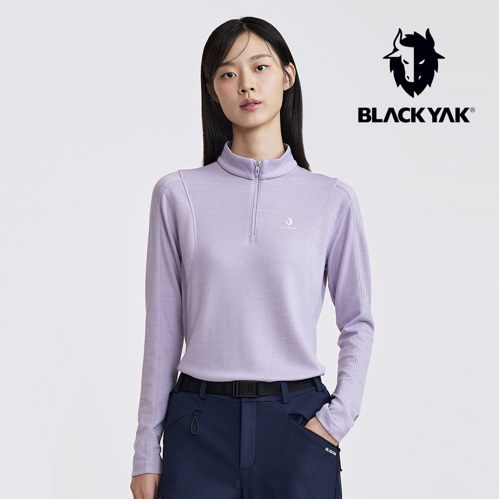 블랙야크 등산긴팔티 집업티셔츠 여성 등산복상의 - 메인 이미지