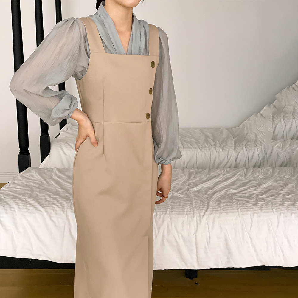 h라인 스퀘어 하객 정장 원피스 돌잔치엄마 40대 하객룩