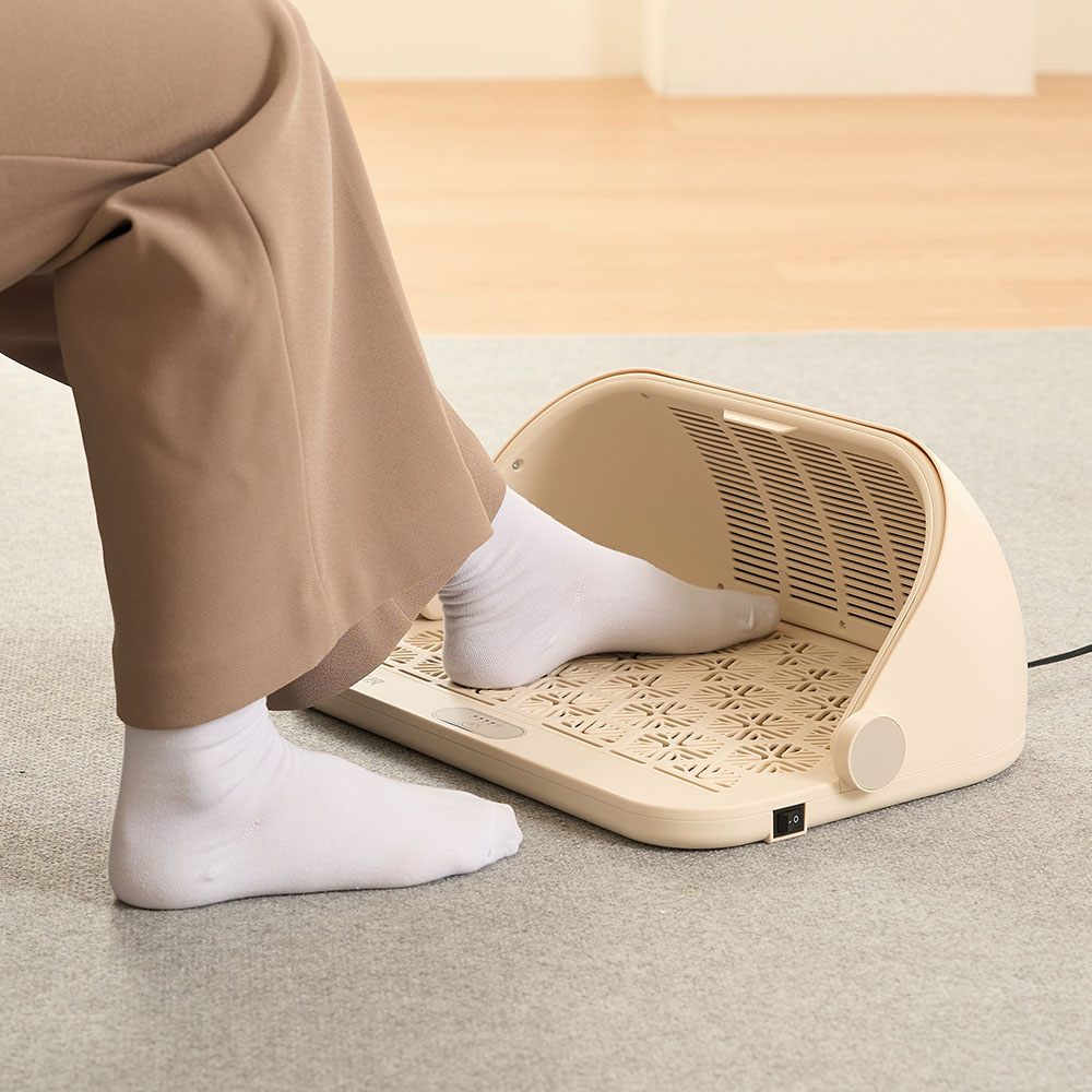온아워 사무실 발난로 전기 히터 그래핀 발 온열기 가정용 미니 난방기 책상 히팅패드 풋워머