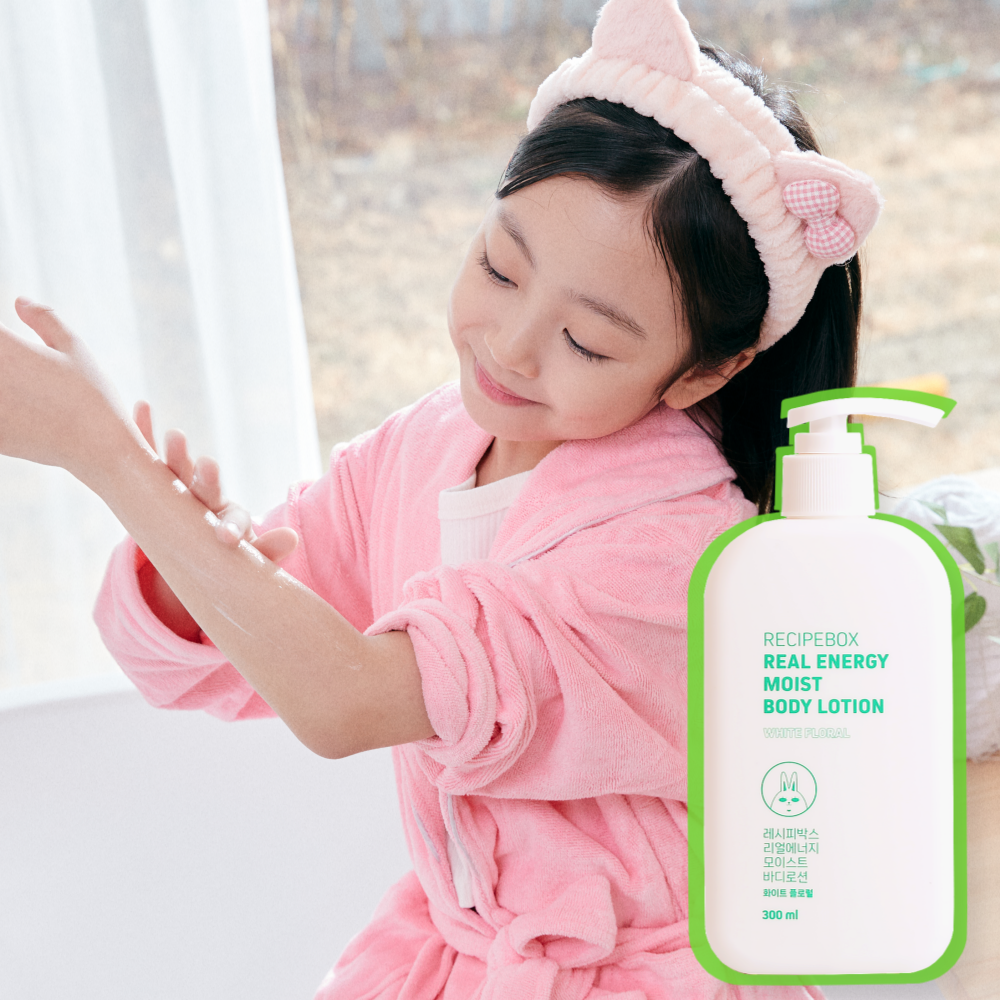 레시피박스 아기 유아 어린이 키즈 바디로션 300ml 순한 고보습 퍼퓸 악건성