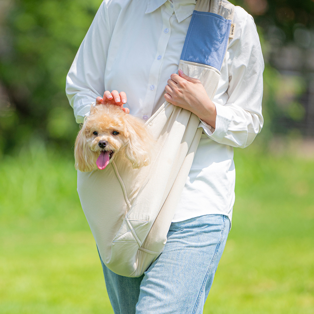 펫트리움 허그미 강아지 이동가방 슬링백 산책가방 포대