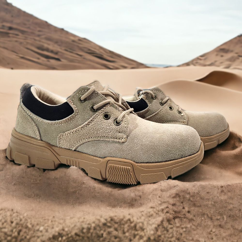 [모터빌라] 안전화 초경량 작업화 발편한 수입 경량 산업화 샌드블랙 방탄 510g