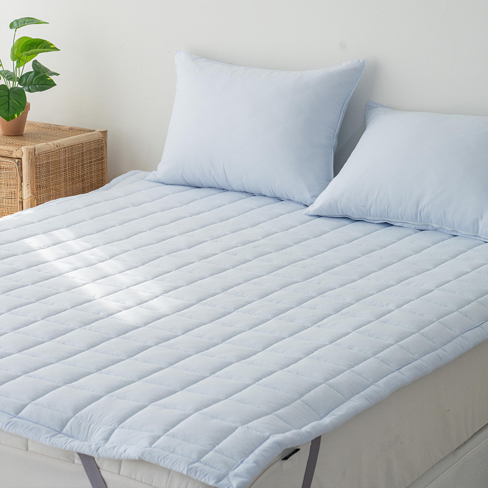 퐁당 60수 순면 고정밴드 침대패드 SS/Q 5color