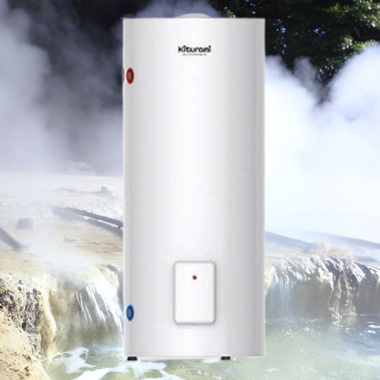 귀뚜라미 온수기 100리터 바닥형 전기 온수기 법랑 저장식 업소용 온수기