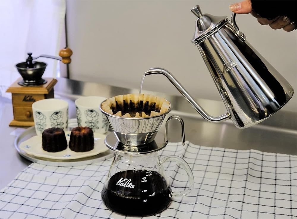 칼리타 Kalita 핸드 드립 커피 드리퍼 츠바메 웨이브 WDS-185 - 상세 이미지 4