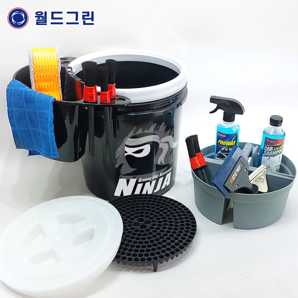 세차 버킷18L(블랙) + 미니 버킷 이미지 6