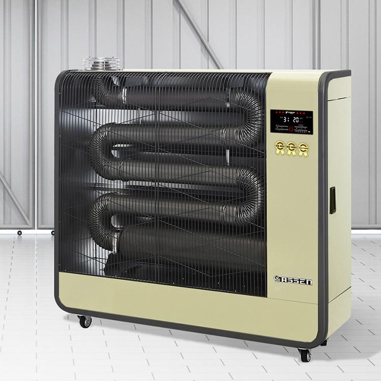 건설현장돈풍기 튜브 곱창난로 등유난방기 주름관히터