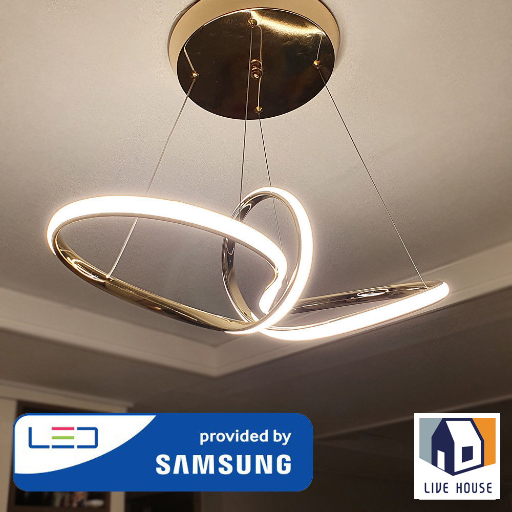 식탁조명 펜던트 조명 LED 뫼비우스 주방 식탁등 골드