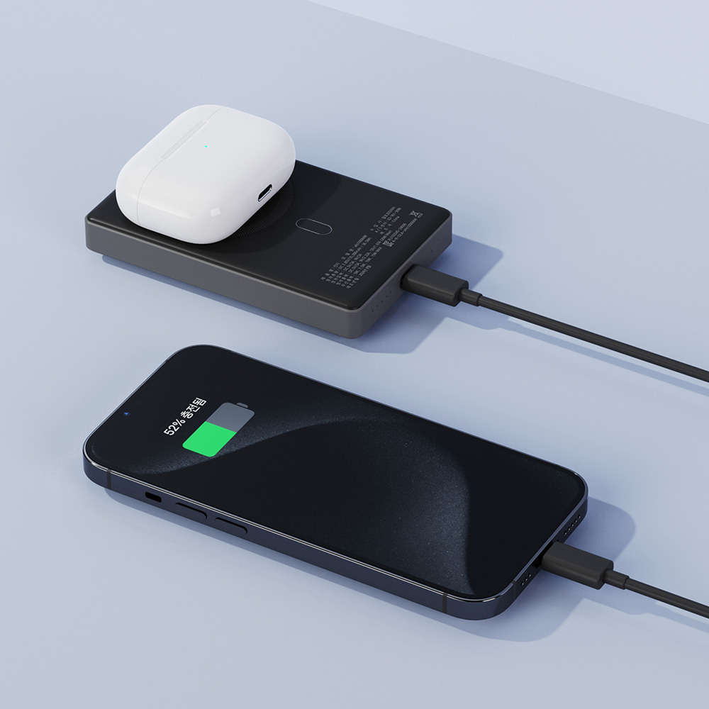 알로코리아 슬림 코발트 아이폰 갤럭시 맥세이프 C타입 보조배터리 20W 10000mah