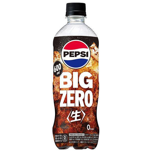 산토리 일본 펩시 생 제로 콜라 BIG ZERO 600ml