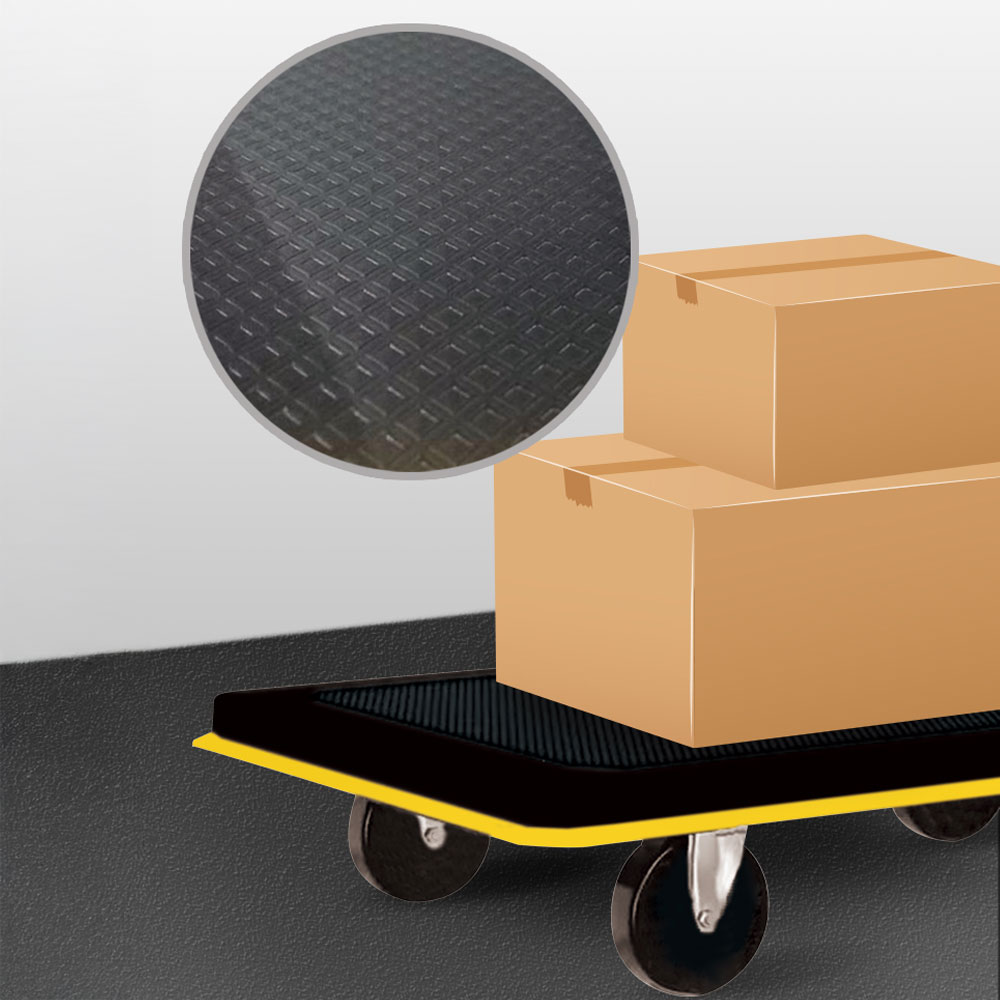 360도 저소음 바퀴 데크트럭 접이식 핸드카트 구루마 대차 운반카트 L(대형), 1개 - 상세 이미지 4