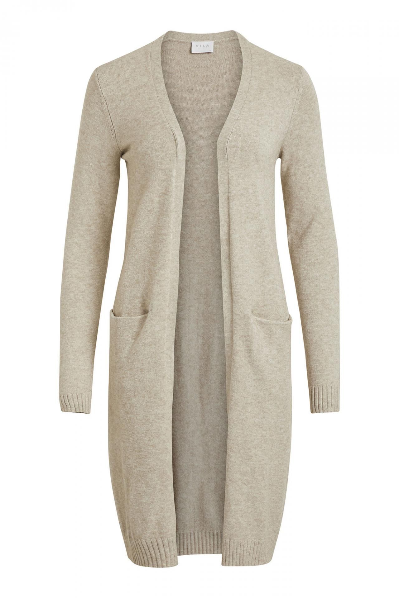 빌라 비스코스 롱 니트 오픈 가디건 5795214 MARRON
