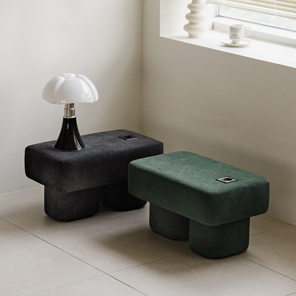 슬립퍼 모일 침대 틈새 쇼파 옆 패브릭 사이드 테이블 600