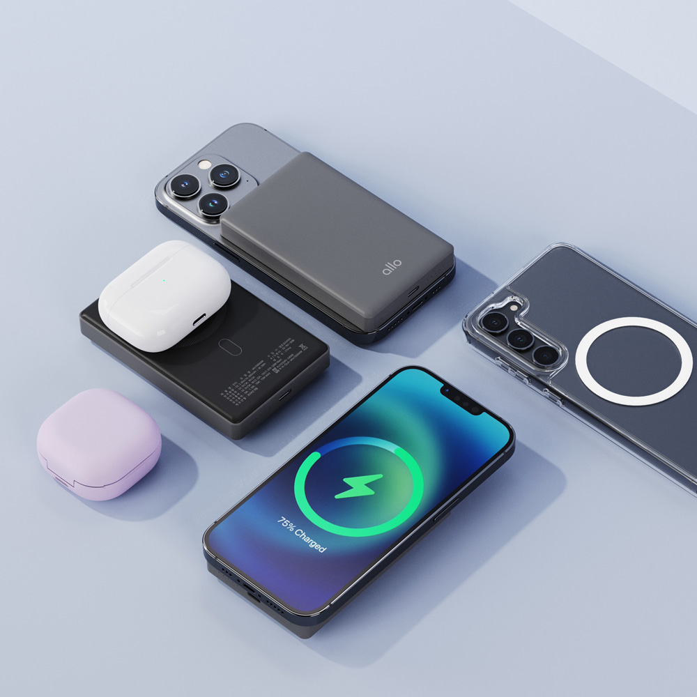 알로코리아 슬림 코발트 아이폰 갤럭시 맥세이프 C타입 보조배터리 20W 10000mah