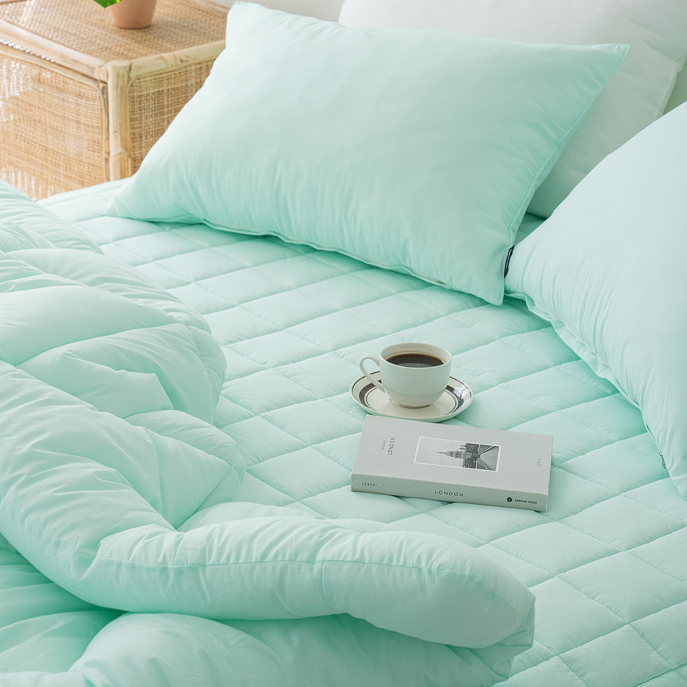 퐁당 60수 순면 고정밴드 침대패드 SS/Q 5color