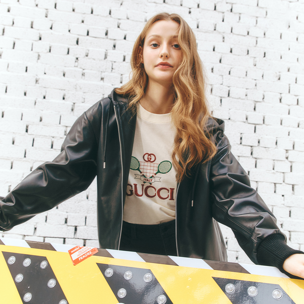 [로보] 나파 램스킨 후드 재킷 SJK24A082