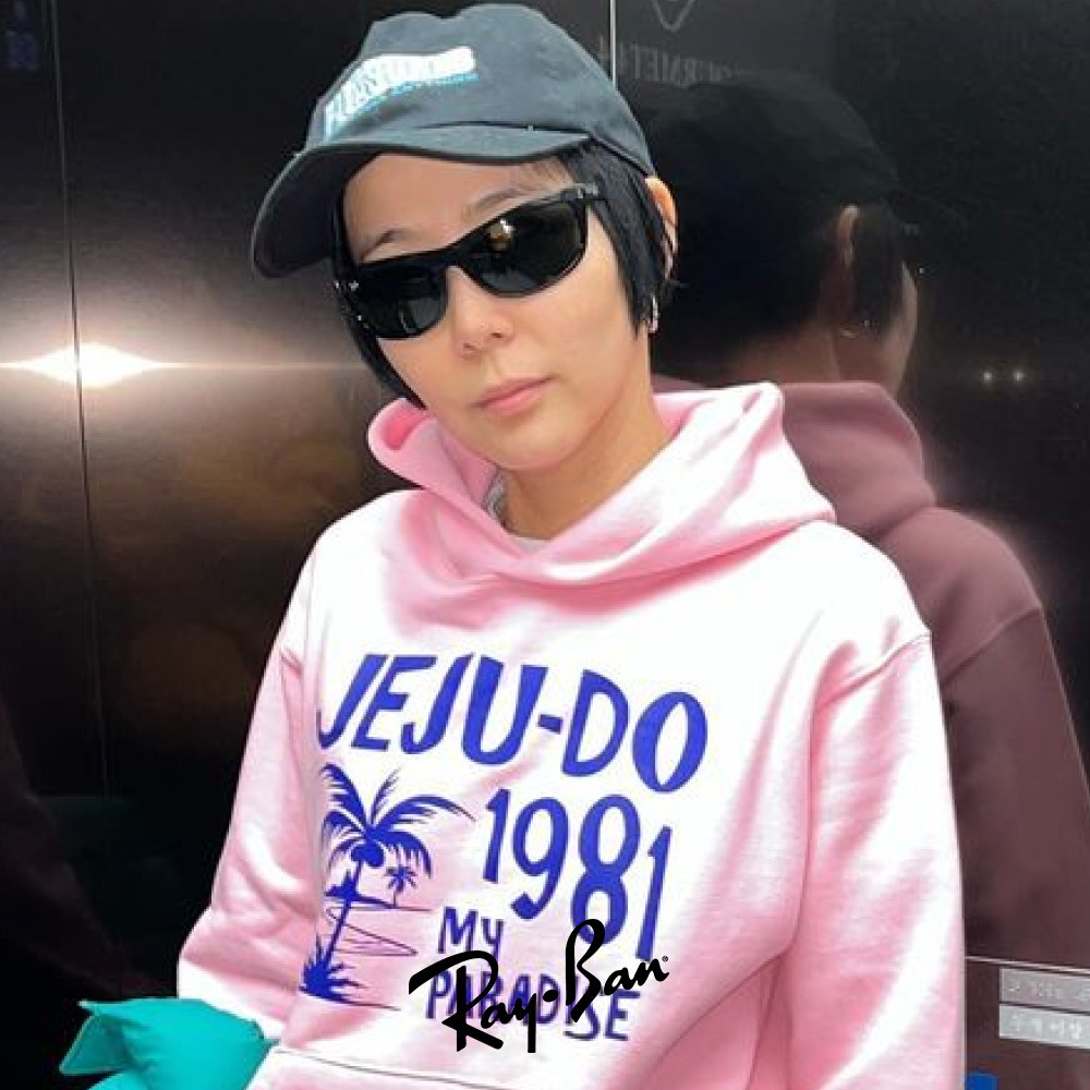 레이벤 발로라마 RB4089 601/31 블랙 오버사이즈 올커버 고프코어 뿔테 선글라스 - 상세 이미지 2