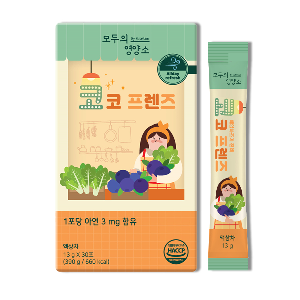 모두의영양소 코코프렌즈 시럽 아기 유아 곰보배추 삼백초 엘더베리 배도라지 30포, 2개 - 상세 이미지 3