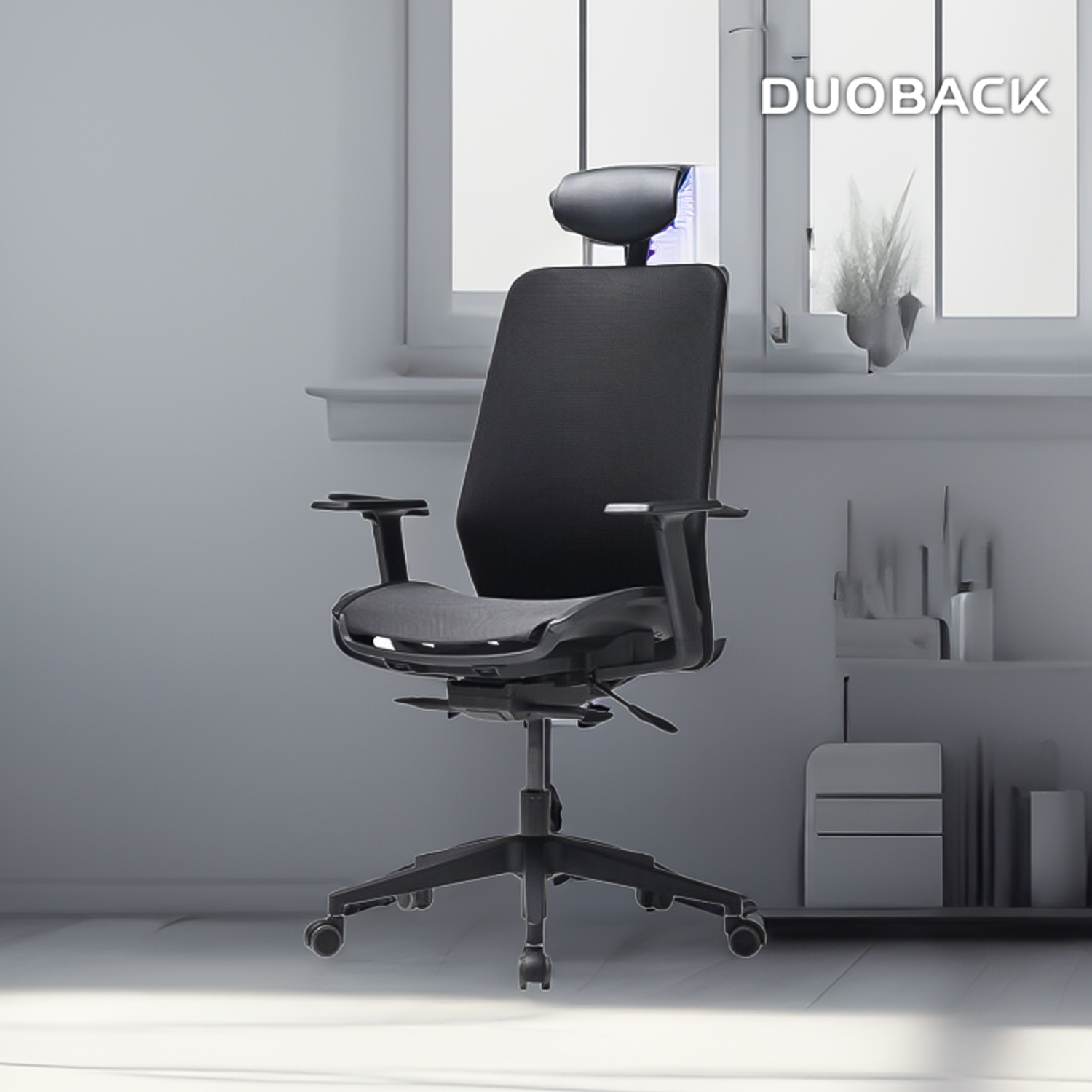 듀오백 메쉬의자 에어로 컴퓨터 책상 의자 게이밍 체어