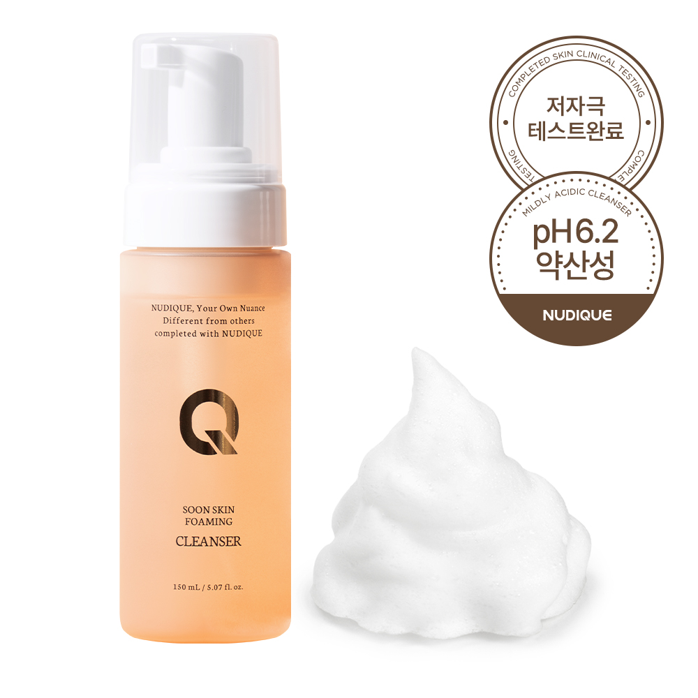 누디크 저자극 약산성 아미노산 버블폼 순스킨 포밍 클렌저 150ml - 상세 이미지 3